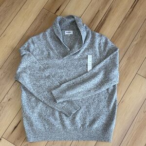 (P) Goodfellow & Co Gray Cowl Neck Sweater
